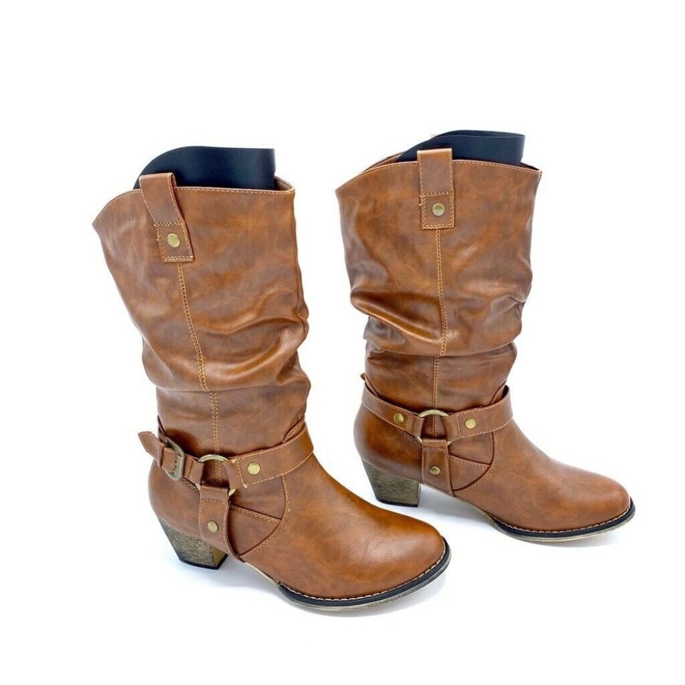 NEW Refresh Wild Western Cowboy Boots size 8.5 - Picture 4 of 8